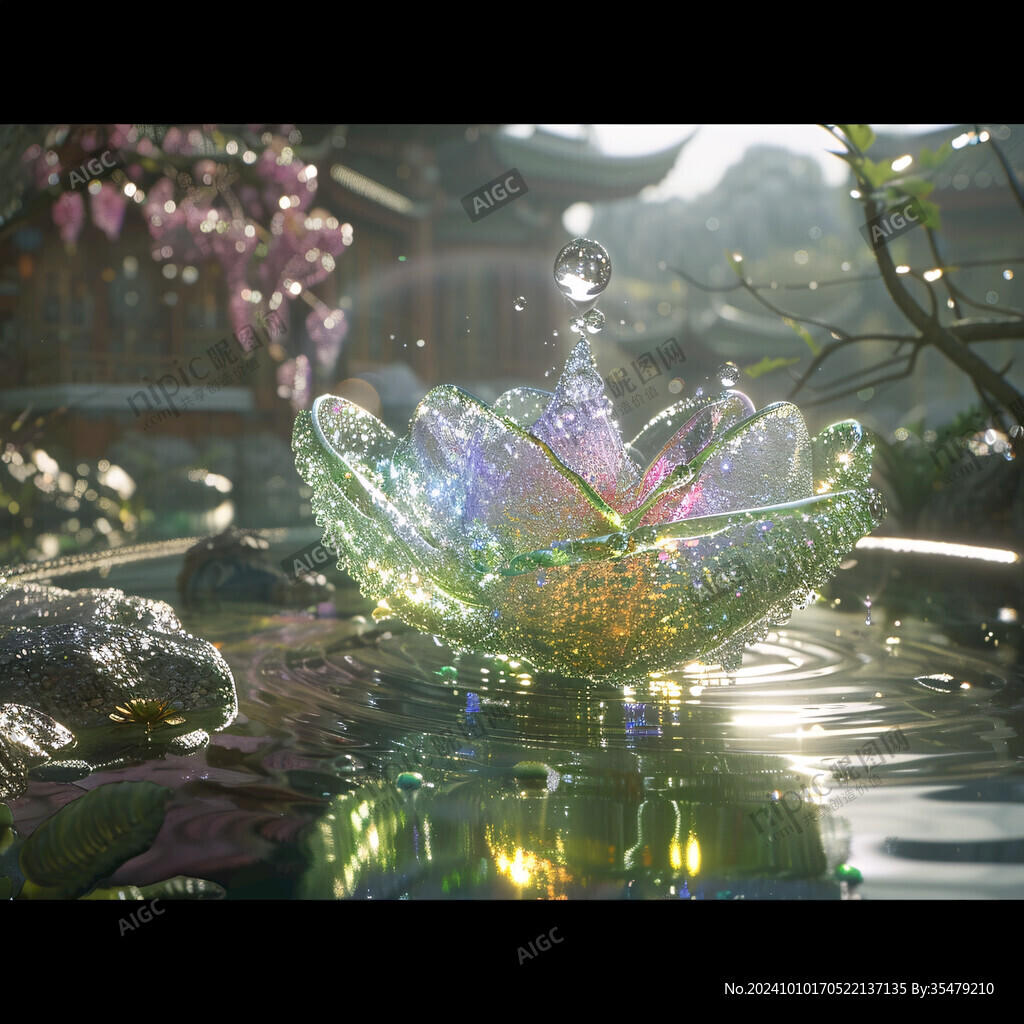 古代水晶蓮花