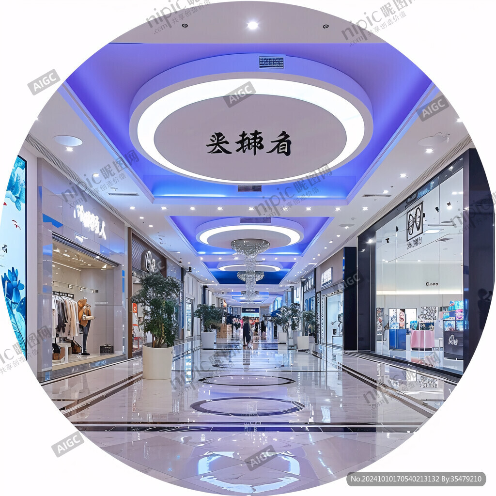 商場通道素材