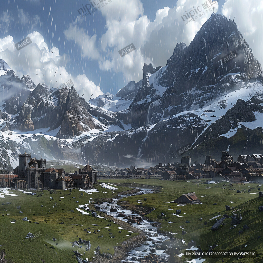 雪山大場景