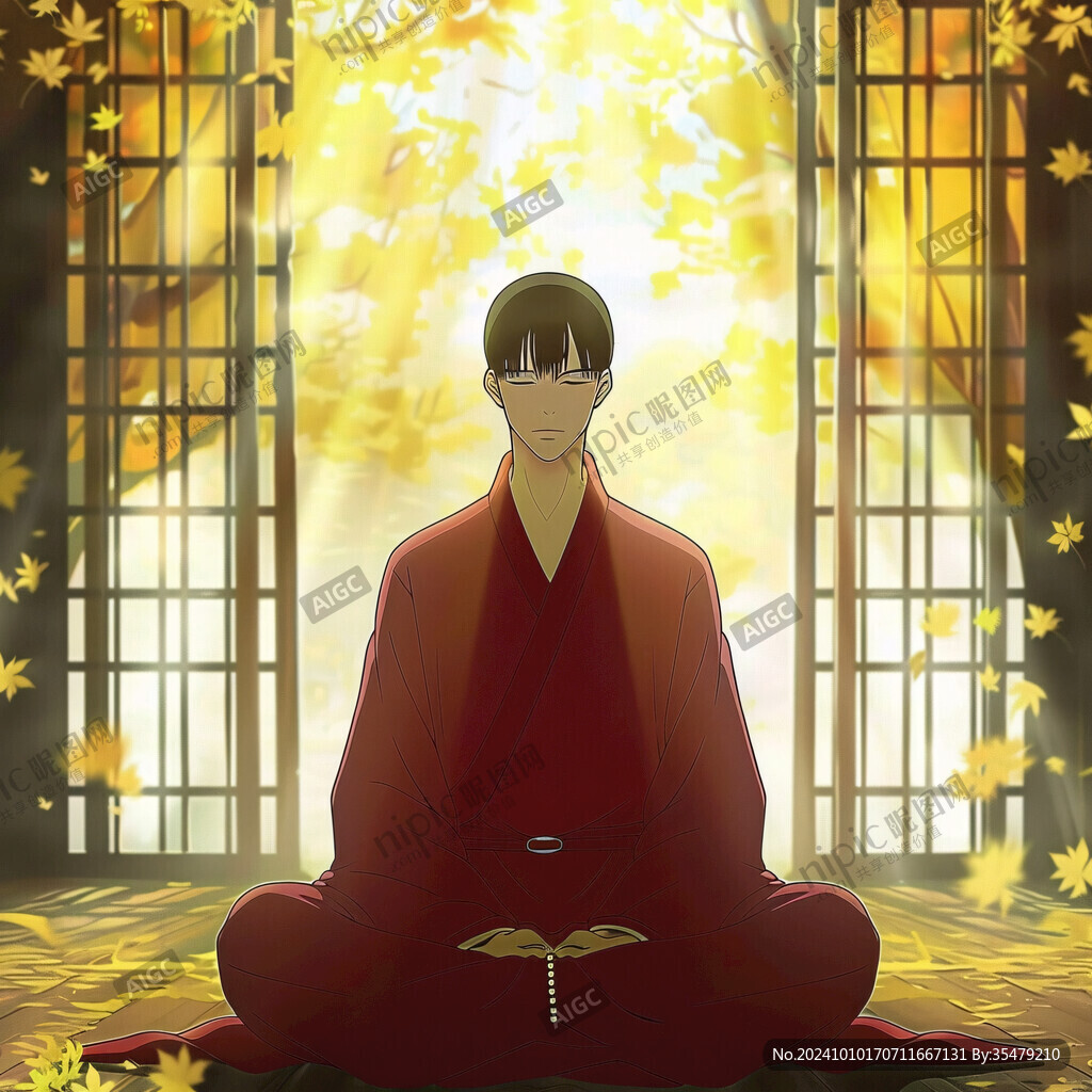 靜坐畫面