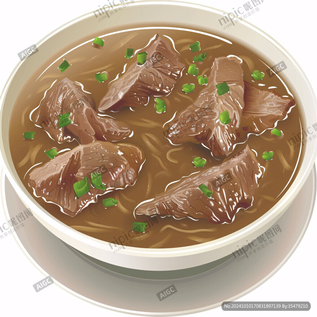 牛肉湯插畫