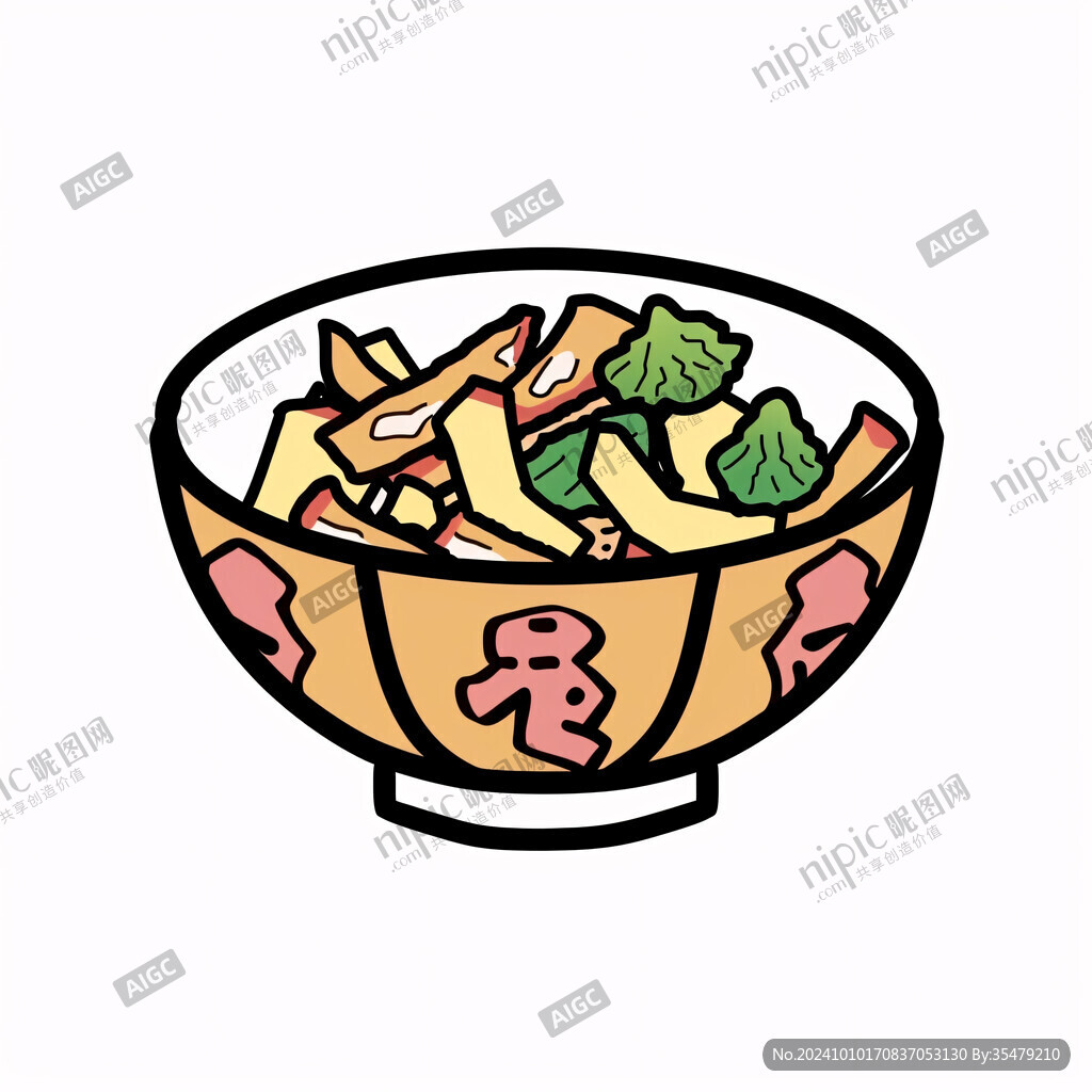 鍋巴菜插畫(huà)