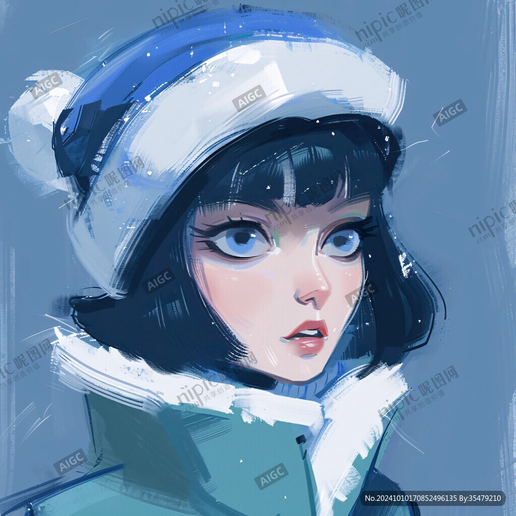 厚涂少女
