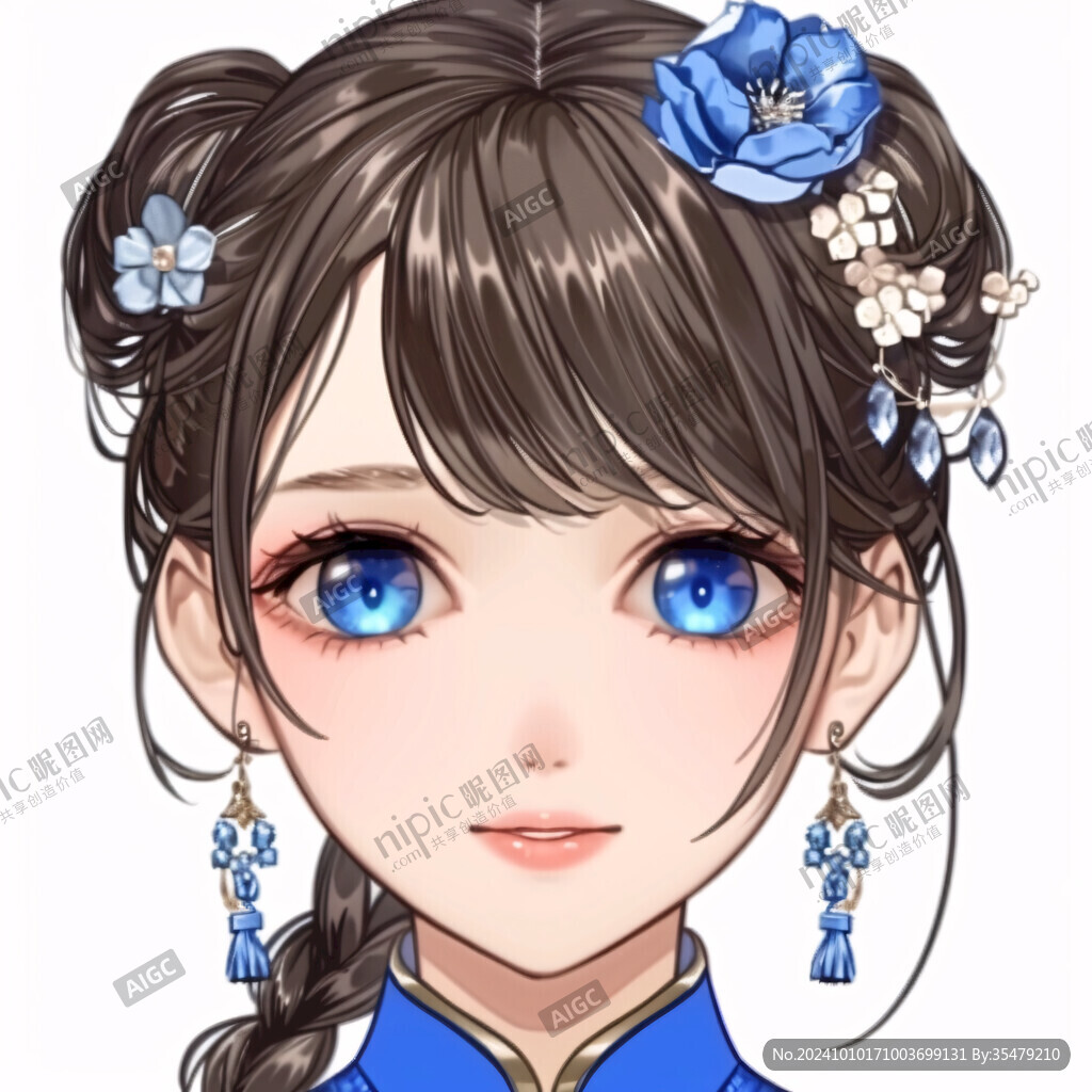 格格頭像插畫