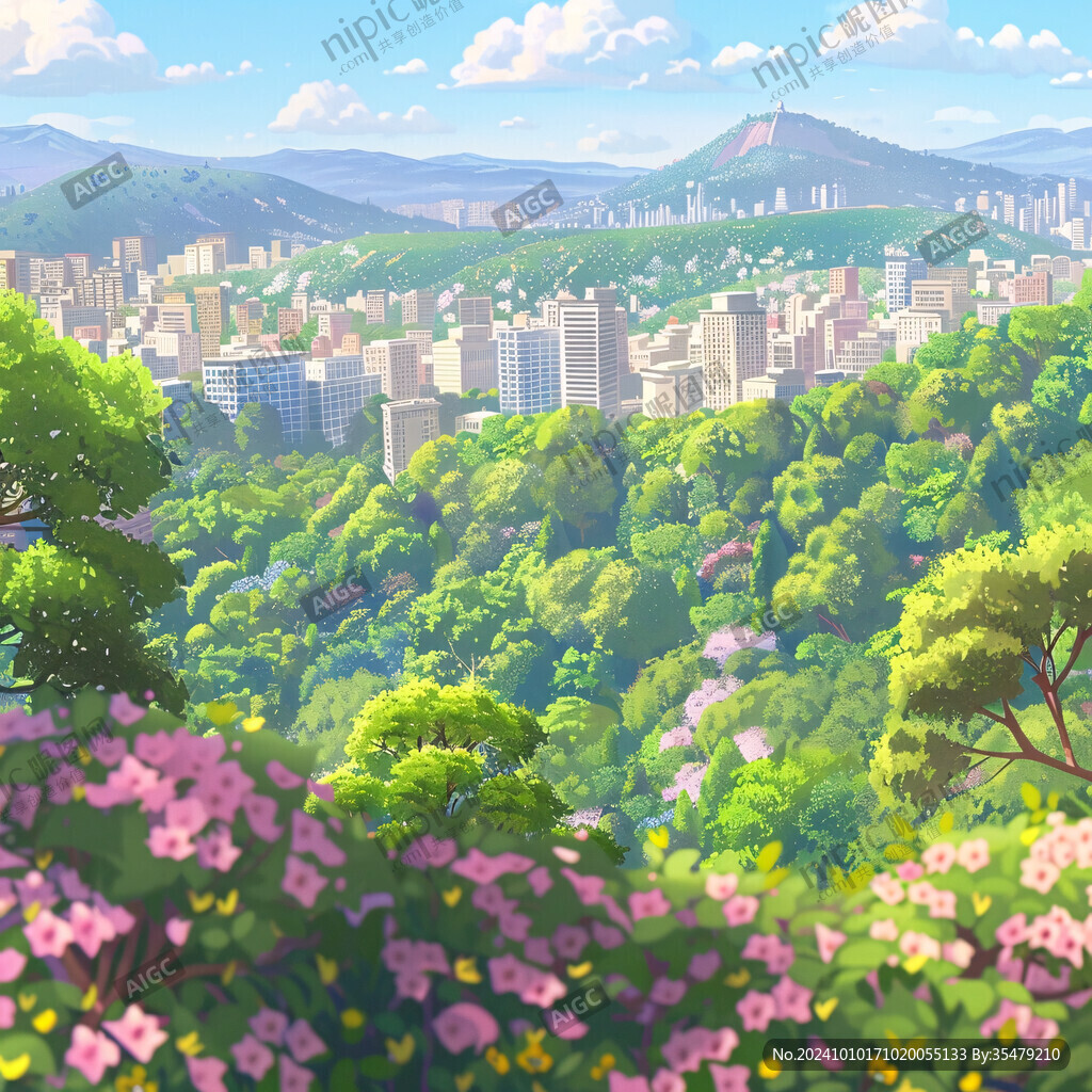 山林植被森林城市