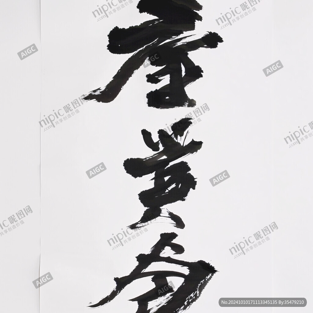 春卷書法字體
