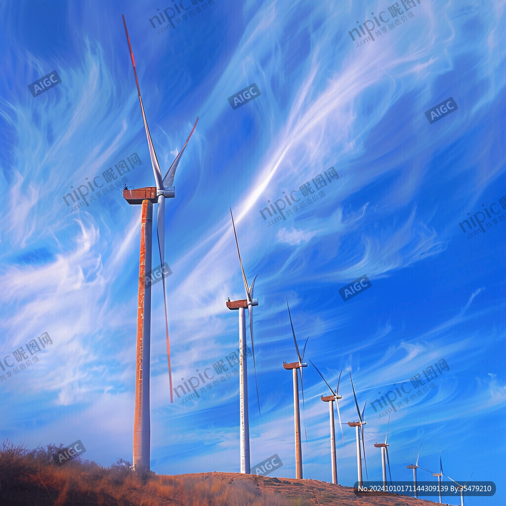 風力發電素材