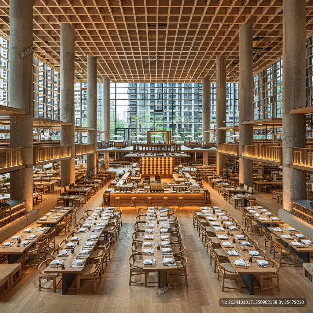 中式對(duì)稱餐館