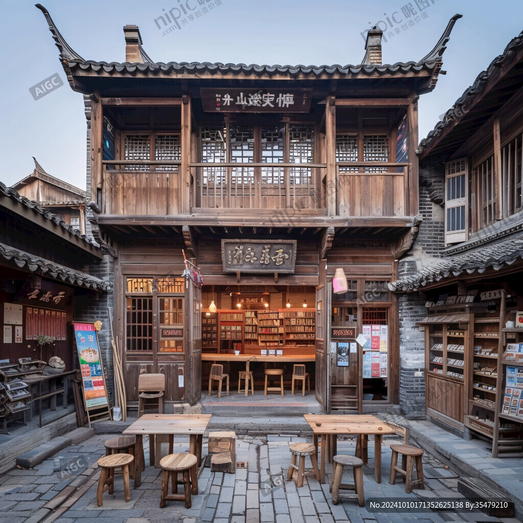 先鋒書店老門東內(nèi)景