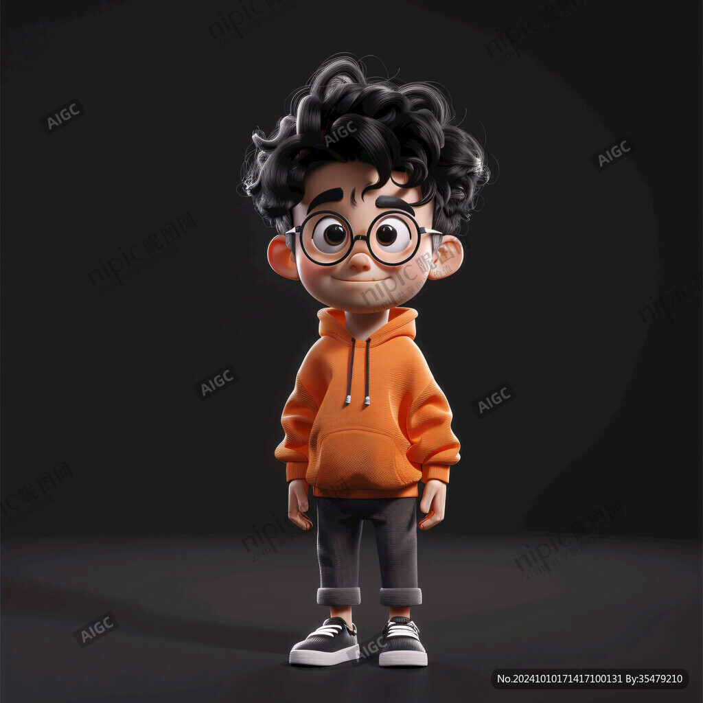 原創(chuàng)卡通智能小子