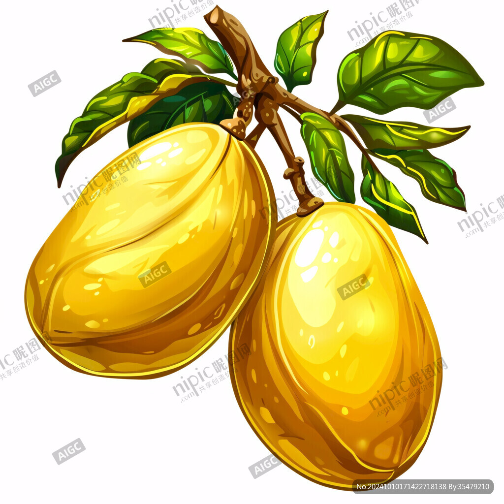 棗子紅棗甜棗插畫