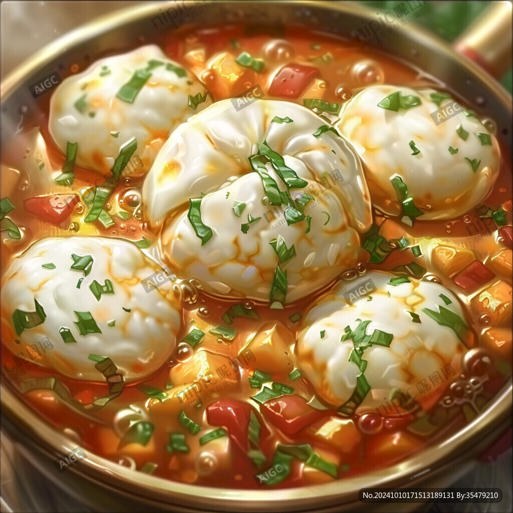 豆泡兒湯插畫