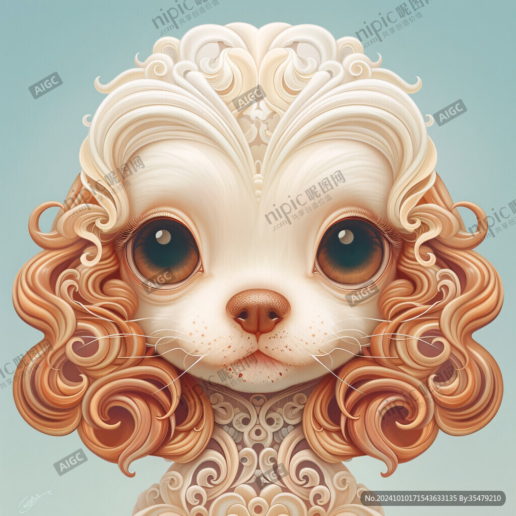 獅子寶寶插畫