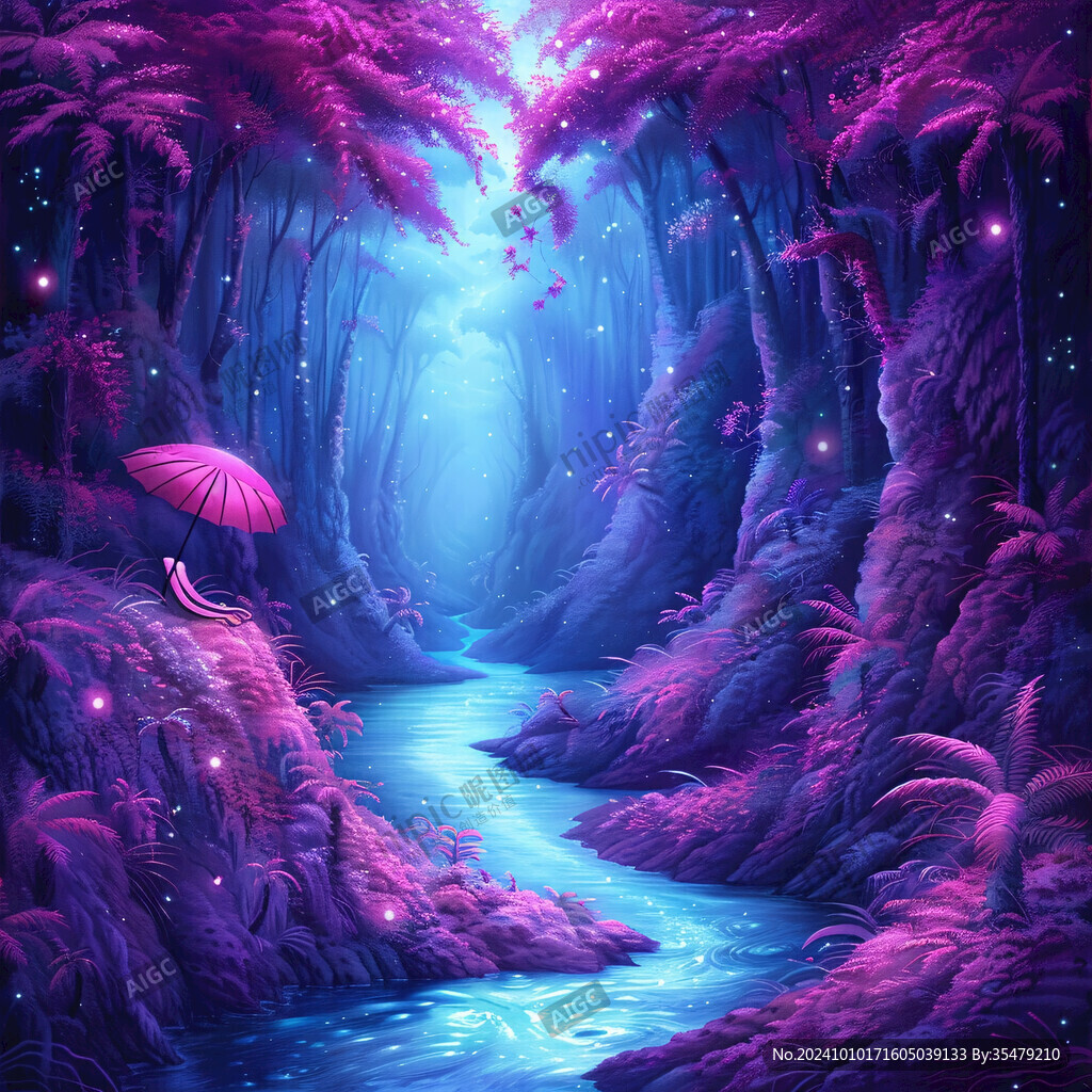 粉色的奇幻風(fēng)景