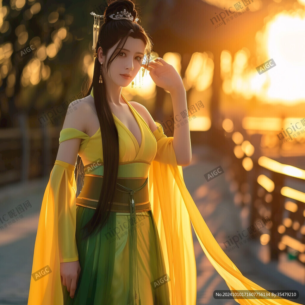 中國文化古裝美女