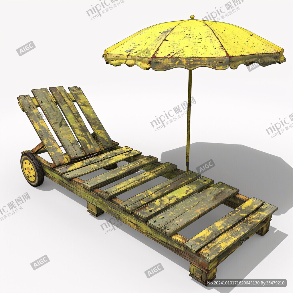 木輪車長椅子