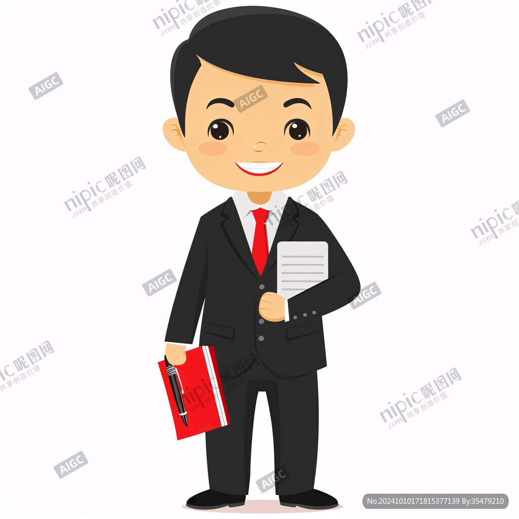 卡通工商人員