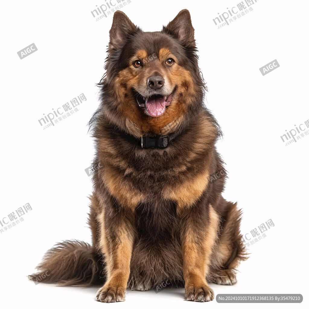 黃毛狗素材
