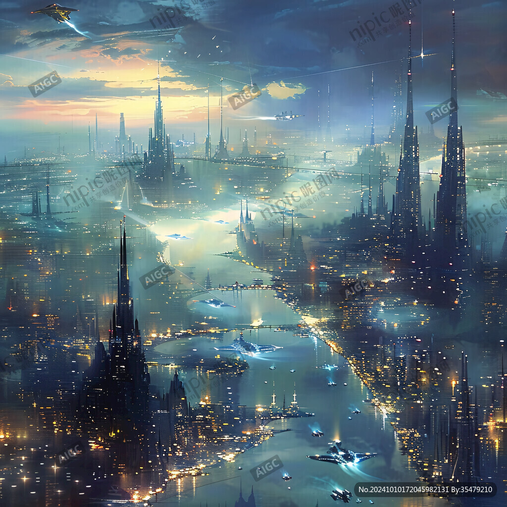 幻想城市風(fēng)景