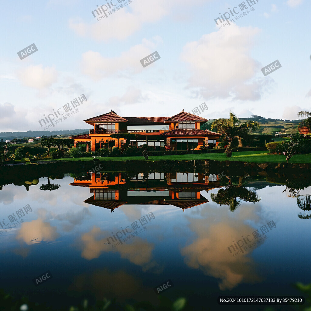 別墅豪宅湖景地產(chǎn)