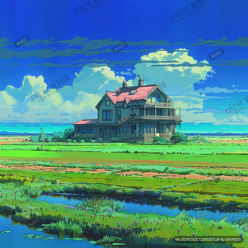 動(dòng)漫場(chǎng)景插畫