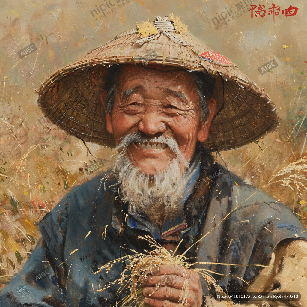 農(nóng)民形象畫