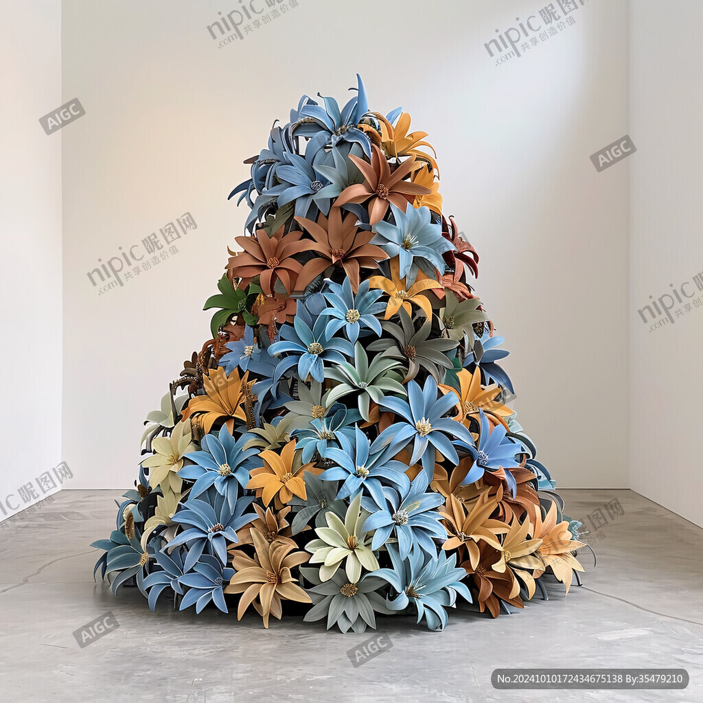 大型紙花展示設(shè)計