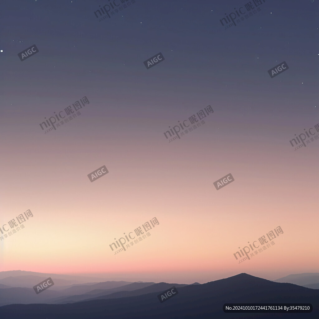 山峰群山日出清晨風(fēng)景