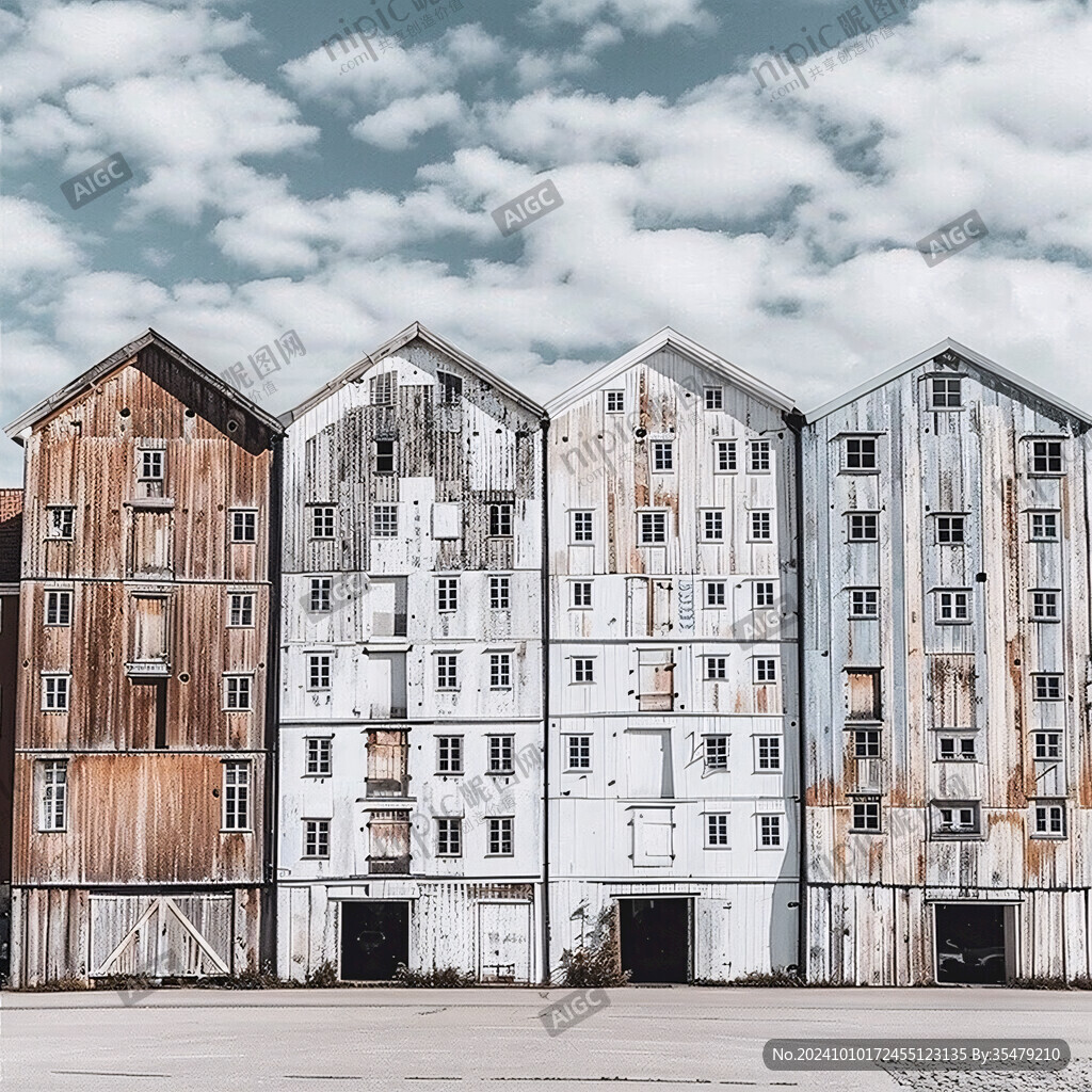 丹麥印象建筑裝飾畫