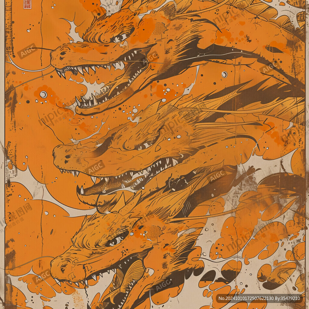 山海經(jīng)插畫設計