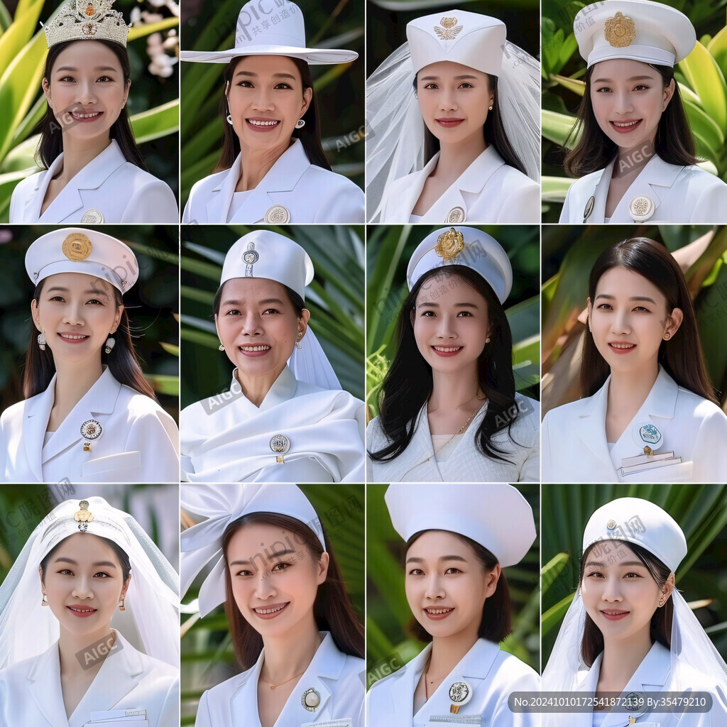 白衣服白頭巾