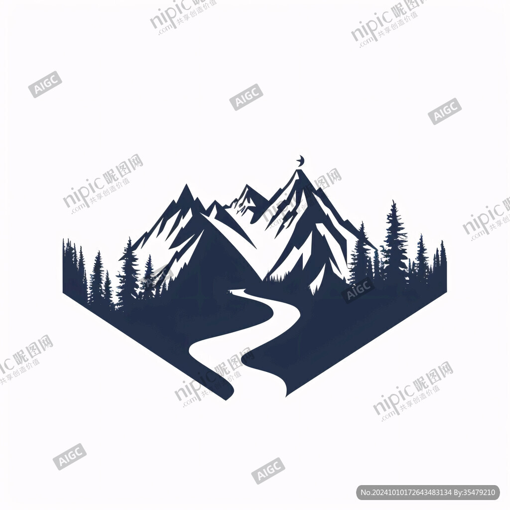 河流山脈logo
