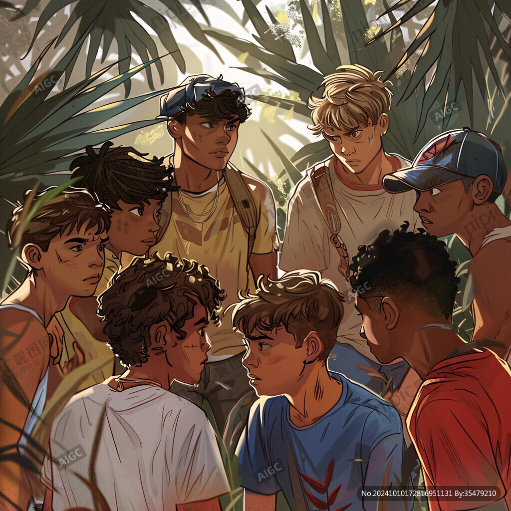 籃球少年插畫