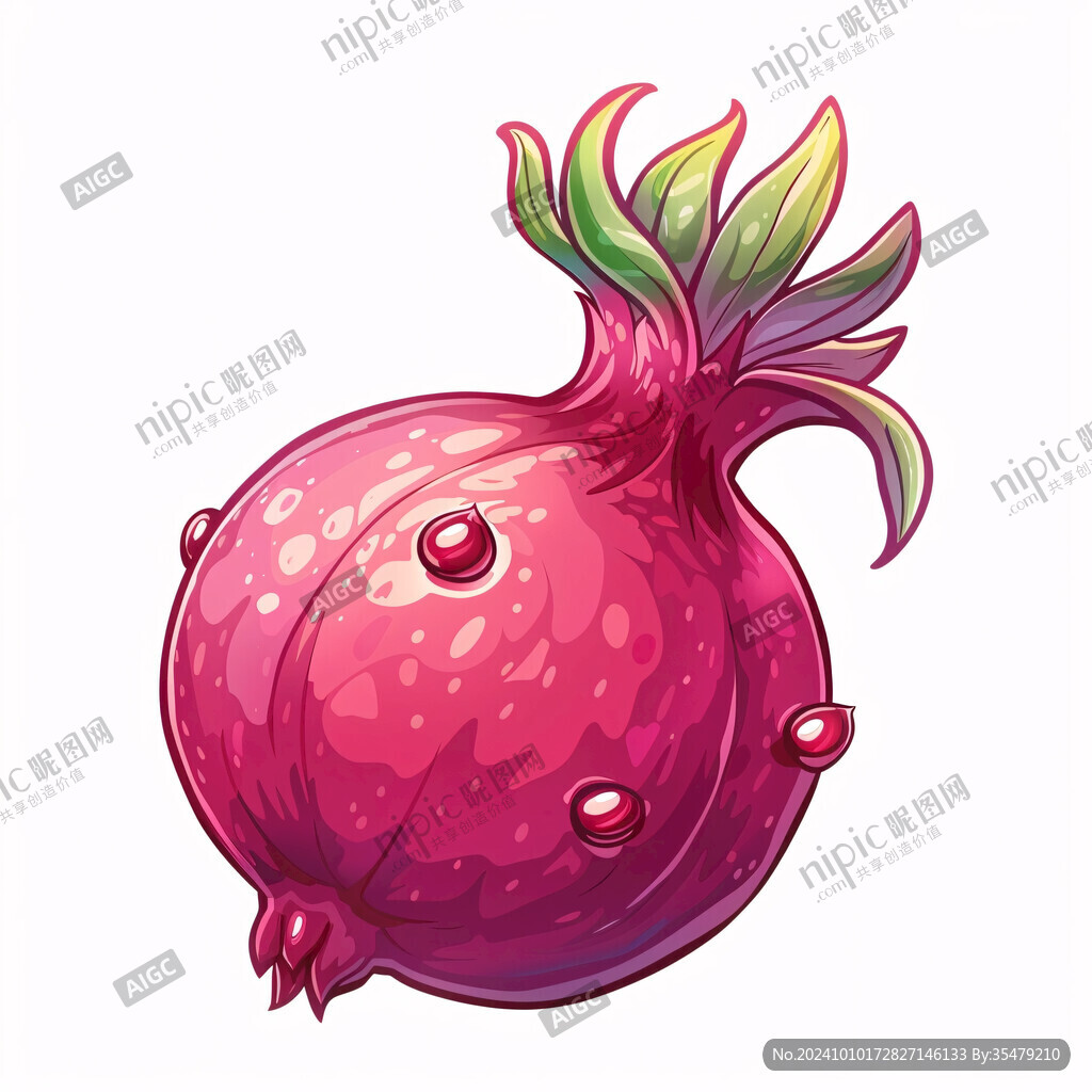 覆盆子插畫