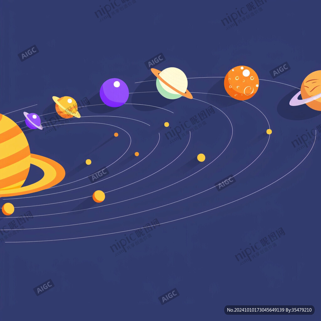 宇宙星球插畫