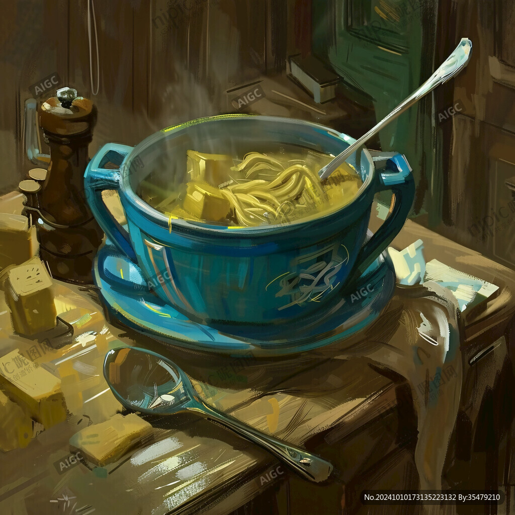 碗豆面插畫