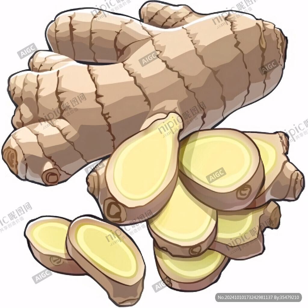 生姜插畫生姜