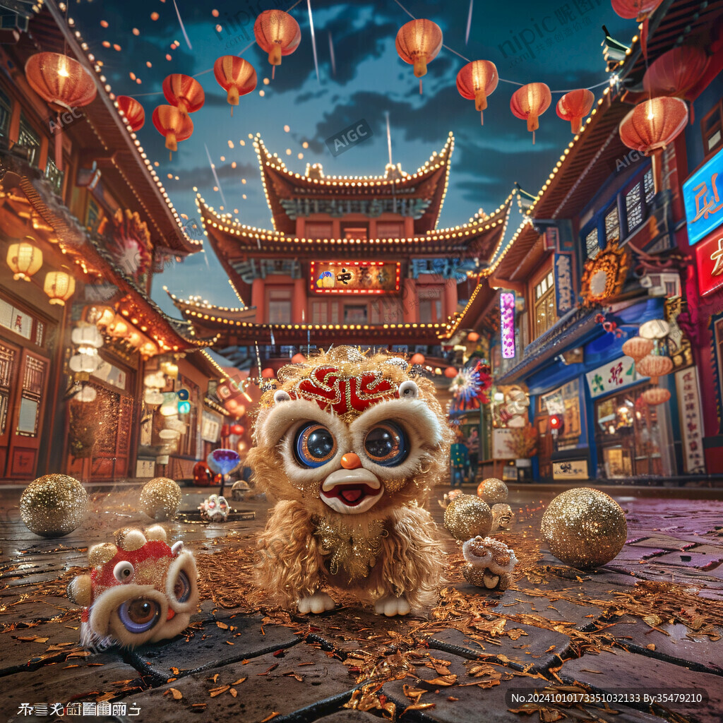 舞獅國(guó)潮文創(chuàng)