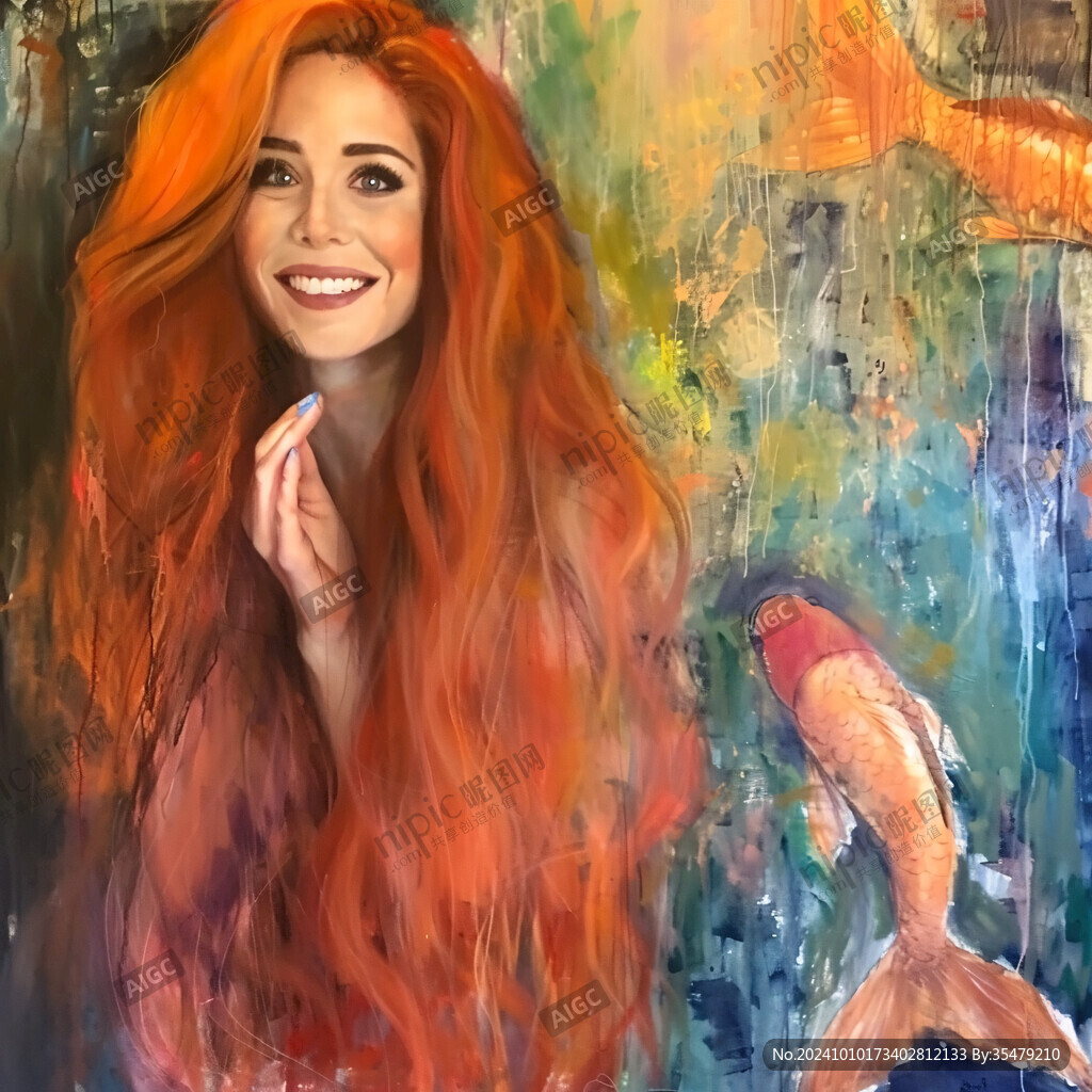 紅發美人魚