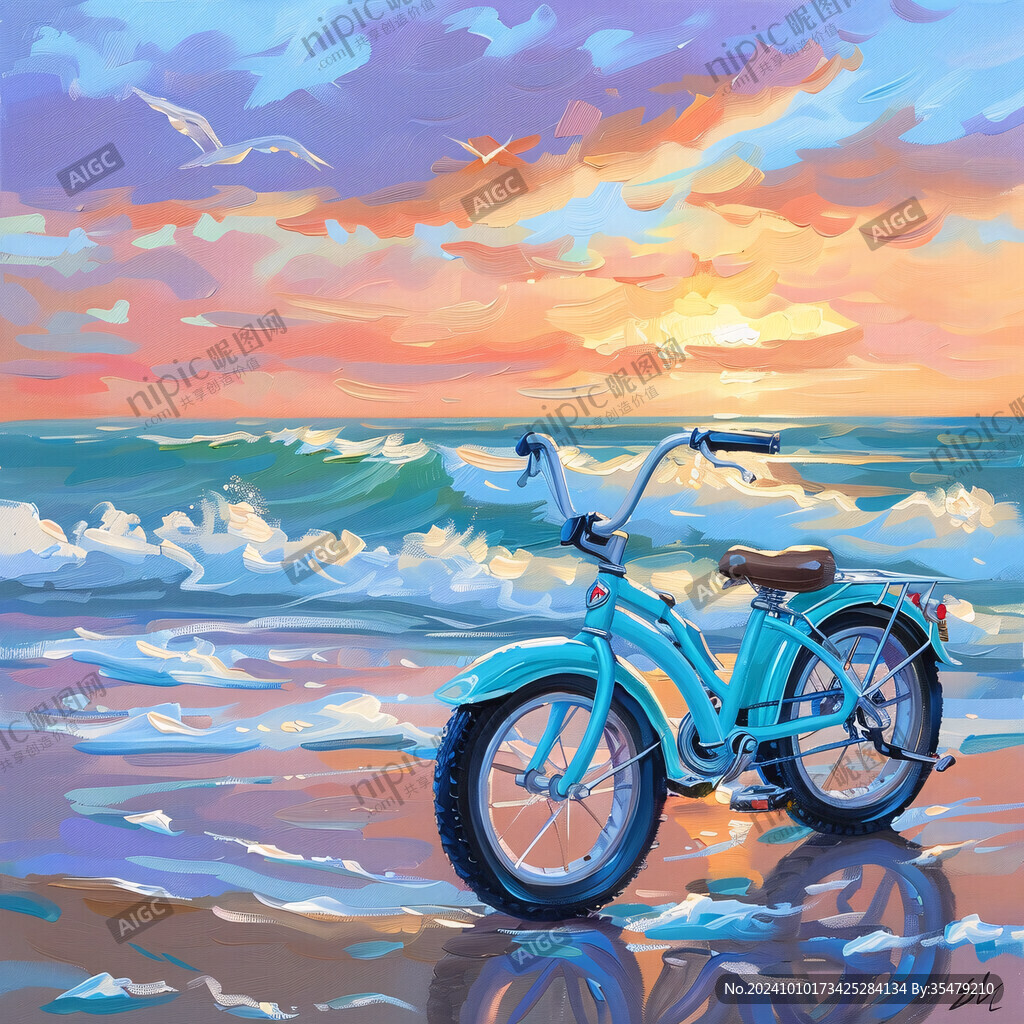 海邊自行車