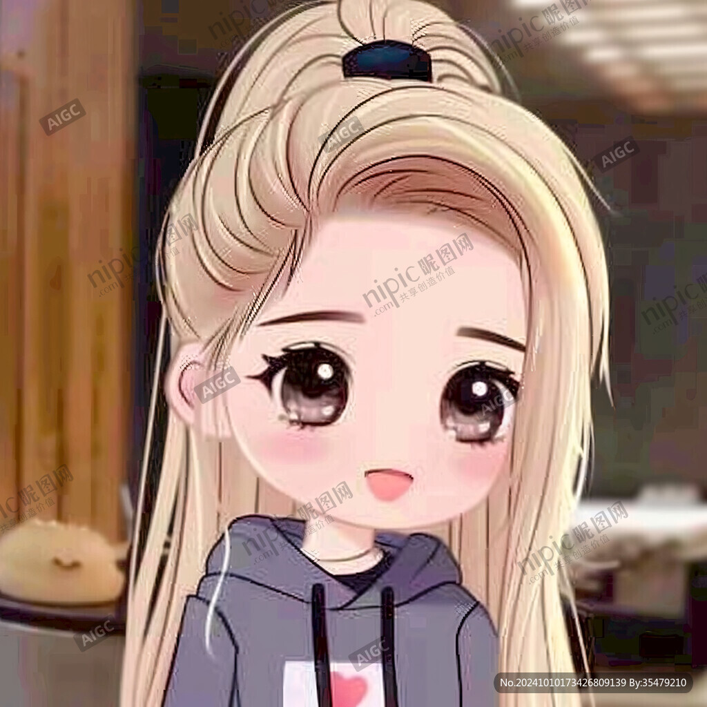 可愛女孩人物定制