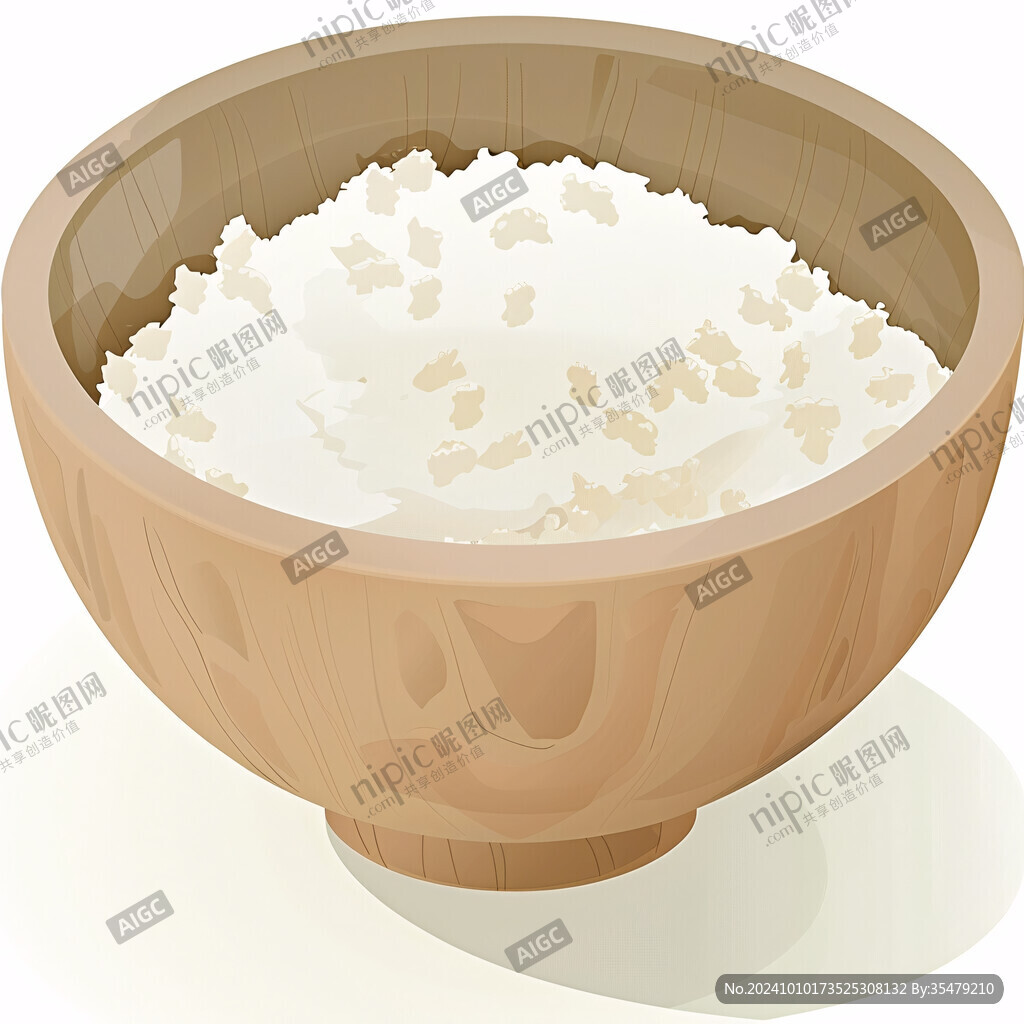 木桶飯插畫