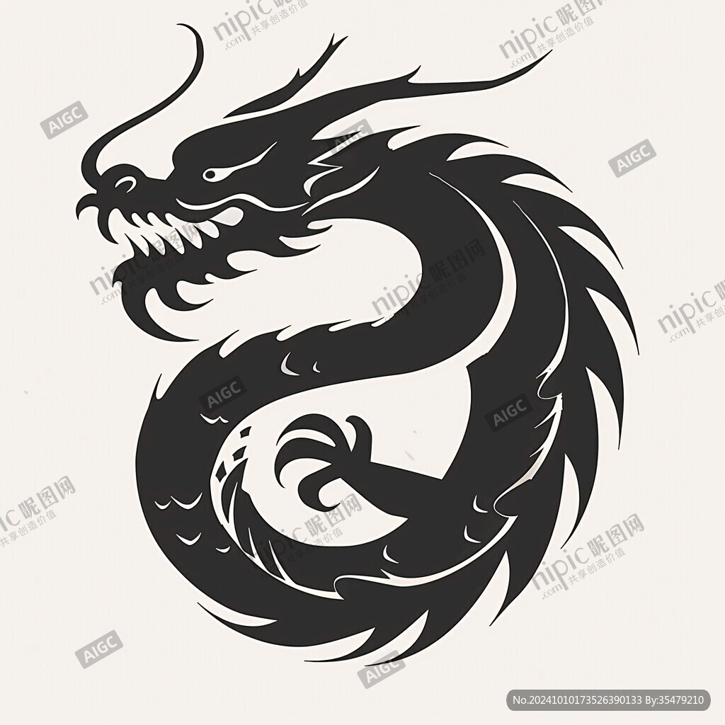 龍圖案