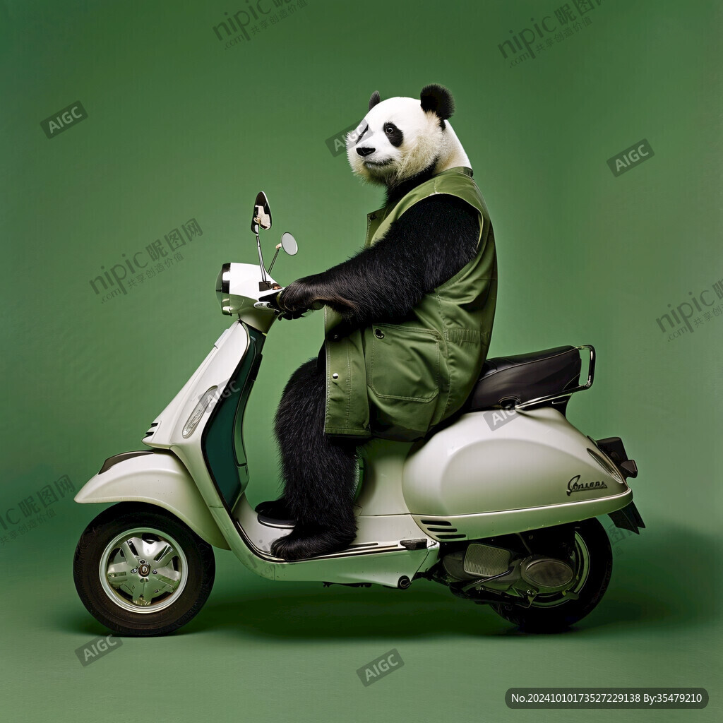 摩托車熊貓