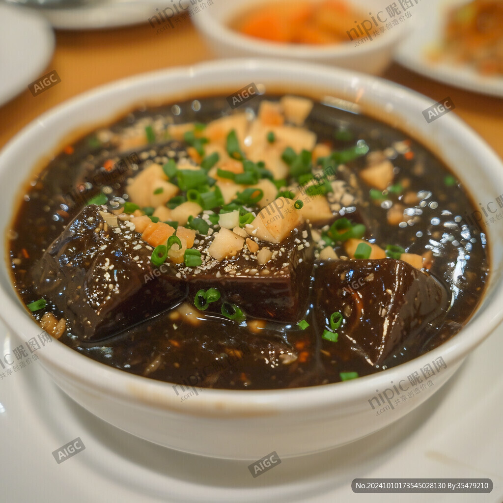 麻婆豆腐配海參