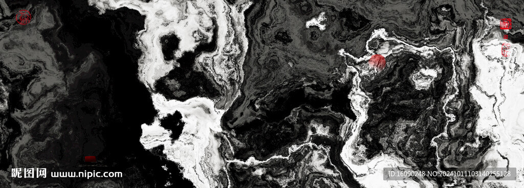 水墨禪意肌理