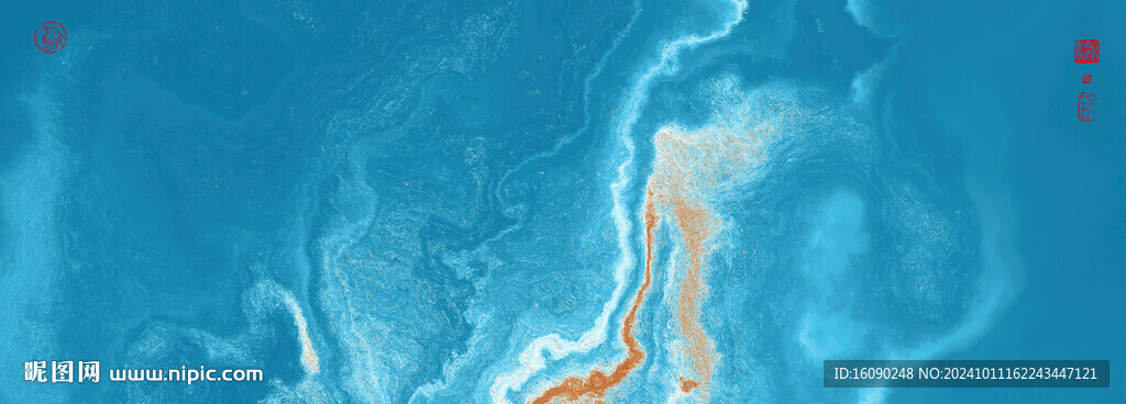 潑墨山水裝飾畫(huà)