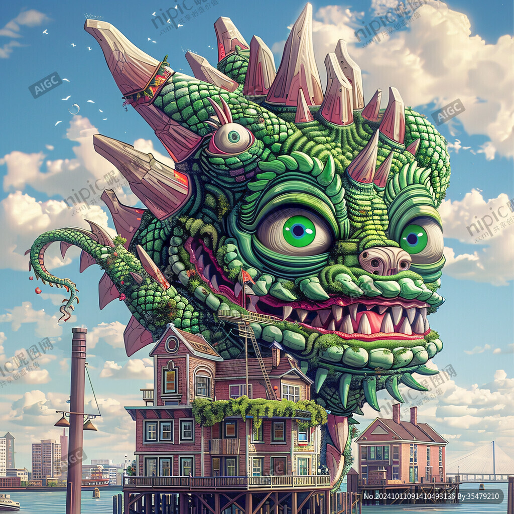 小怪物裝飾畫