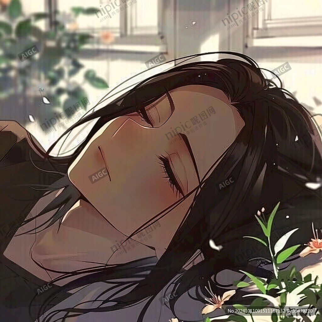 半身頭像板繪