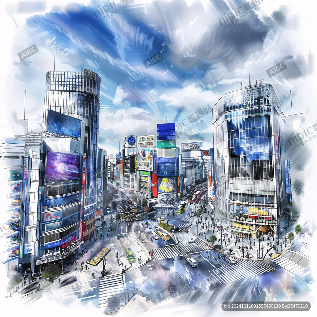 寫實城市畫
